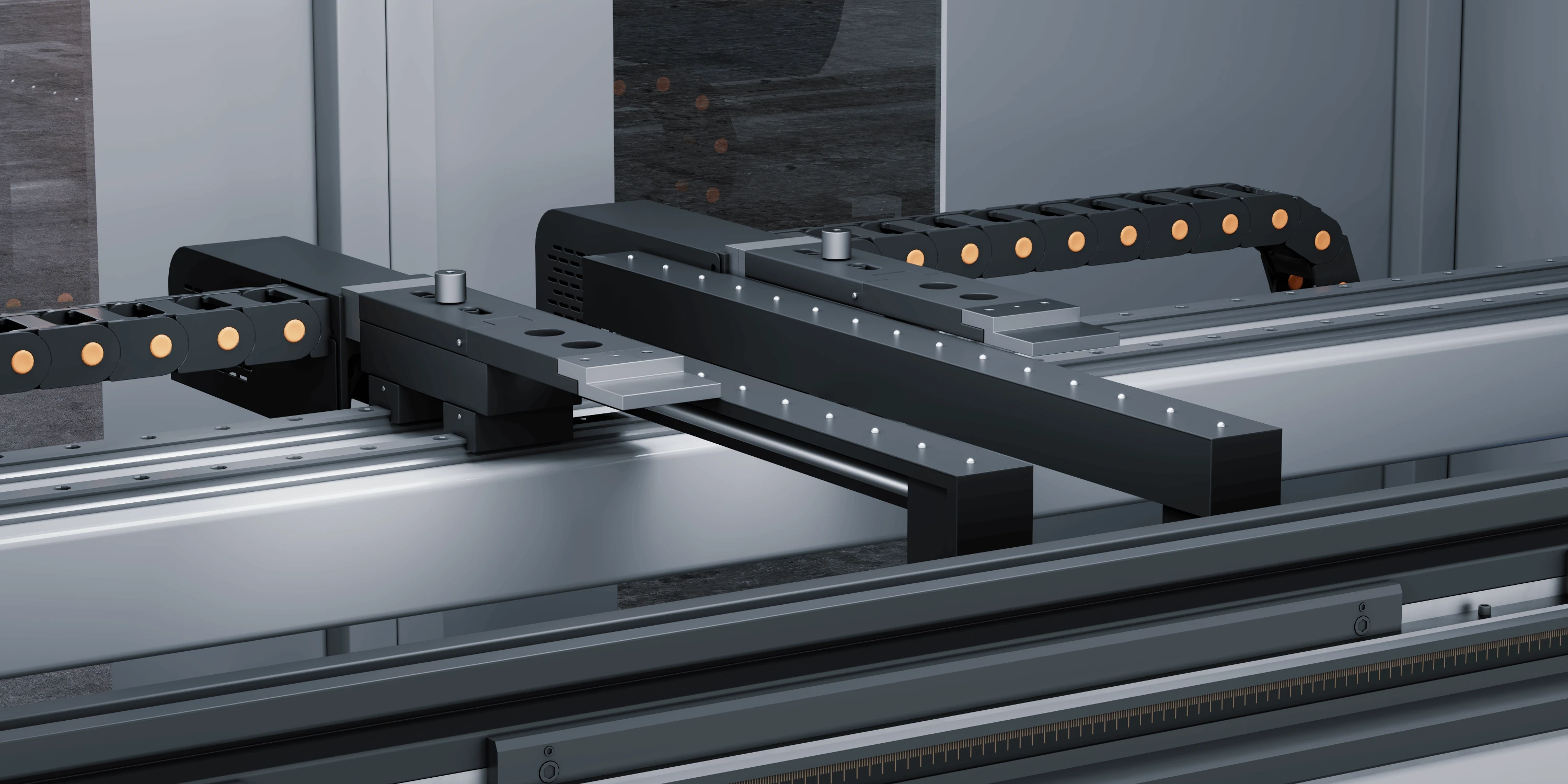 Pneumatic follow-up sheet support system